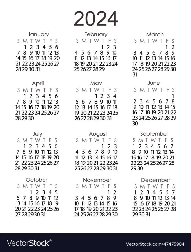 Small Printable Calendar 2024 | Calendar 2024