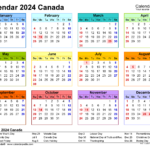 Canada Calendar 2024   Free Printable Excel Templates | 2024 Calendar With Canadian Holidays Printable