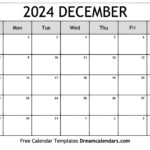 December 2024 Calendar | Free Blank Printable With Holidays | December 2024 Calendar Printable