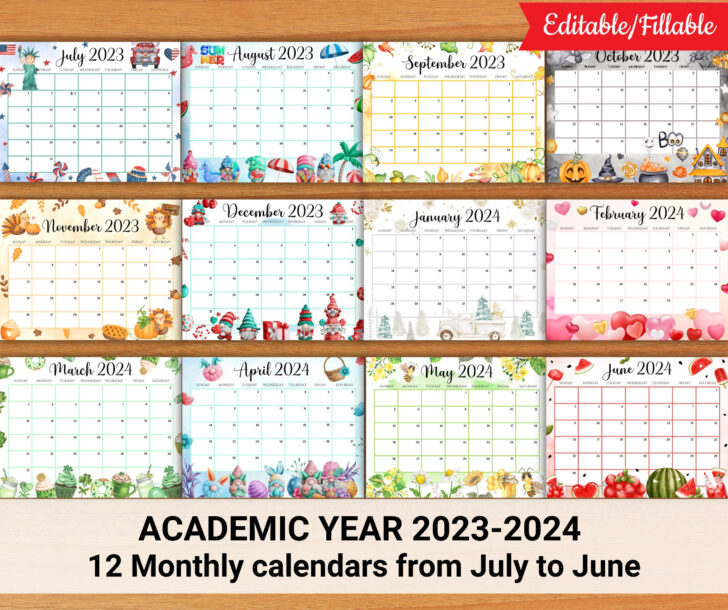 Nyc School Calendar 2023 to 2024 PDF Printable | Calendar 2024