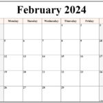 February 2024 Calendar | Free Printable Calendar |  Calendar 2024