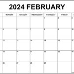 February 2024 Calendar | Free Printable Calendar | Printable Calendar February 2024