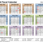 Fiscal Calendars 2024   Free Printable Pdf Templates | 2024 Fiscal Calendar Printable