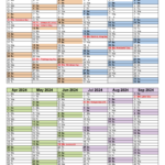 Fiscal Calendars 2024   Free Printable Pdf Templates |  Calendar 2024