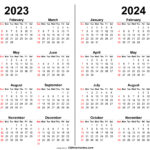 Free 2023 2024 Calendar | 2023 2024 Calendar Printable