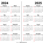 Free 2024 2025 Calendar | 2024 2025 Calendar Printable