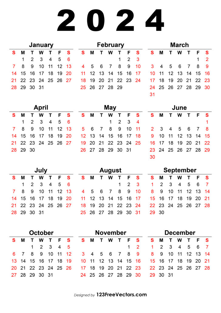 2024 Printable Calendar One Page | Calendar 2024