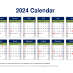 Free 2024 Calendar Printable Pdf With Holidays Templates | 2024 Calendar Strip Printable