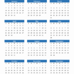 Free 2024 Calendars In Pdf, Word, Excel | 12 Month Printable Calendar 2024