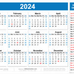 Free Free Printable 2024 Calendar With Holidays | 2024 Calendar With Us Holidays Printable