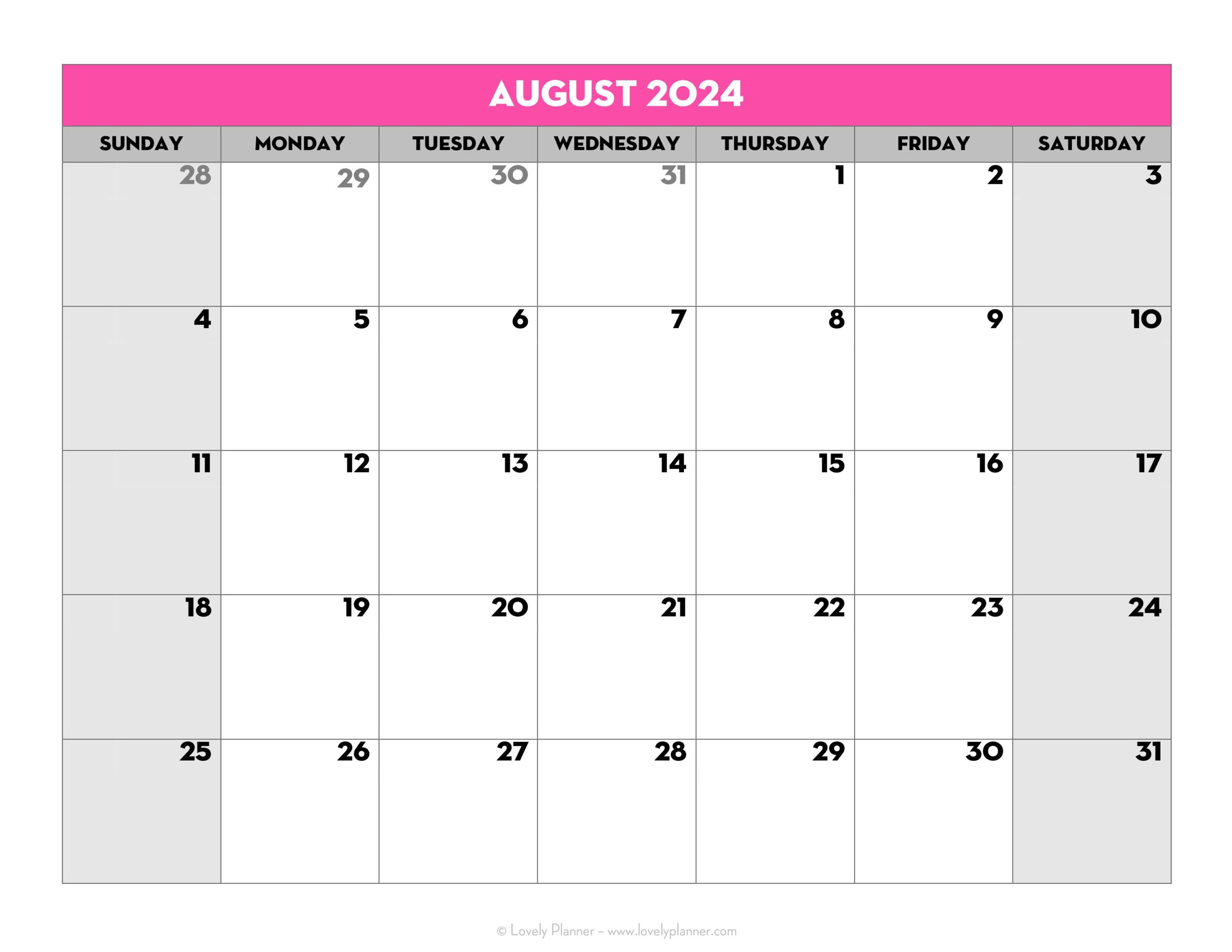 Free Printable 2023-2024 Monthly School Calendar Template - Lovely | Free Printable Monthly Calendar 2023 2024