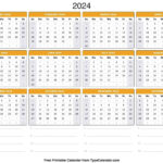 Free Printable 2024 Calendar Templates |Helena Orstem | Medium | 2024 Calendar Printable Editable