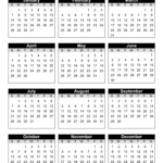 Free Printable 2024 Yearly Calendar – Diy Projects, Patterns |  Calendar 2024