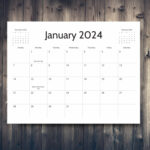 Free Printable Calendar 2024 |  Calendar 2024