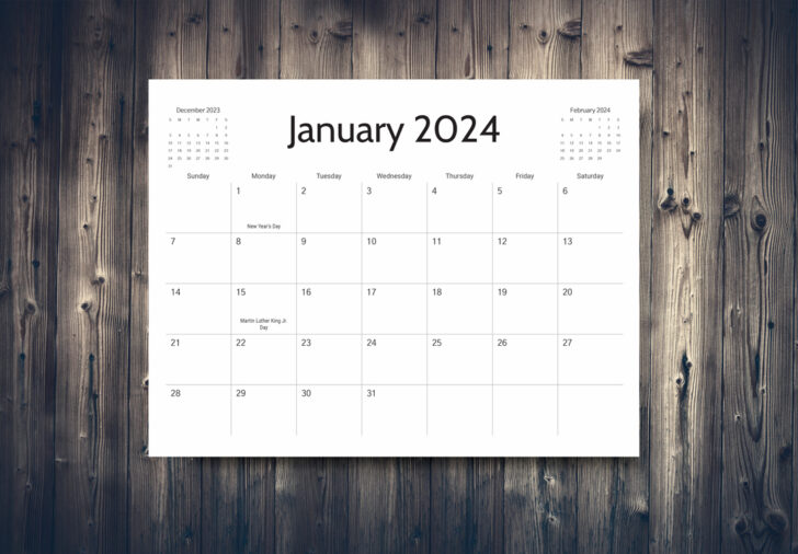 2024 Desk Calendar Printable | Calendar 2024