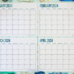 Free Printable Calendar 2024 | Free Organizing Printables | 2024 Blank Printable Calendar