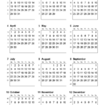 Free Printable Calendars And Planners 2024, 2025 And 2026 | Small Printable Calendar 2024