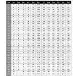 Free Printable Julian Date Calendars For 2023, And 2024 Pdf Templates | Printable Julian Calendar 2024