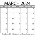 Free Printable March 2024 Calendars   Download |  Calendar 2024