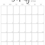 January 2024 Calendar   20 Cute & Free Printables | Saturdaygift | 2024 Printable Calendar Free