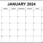 January 2024 Calendar | Free Printable Calendar |  Calendar 2024