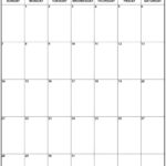 January 2024 Vertical Calendar | Portrait | 2024 Printable Calendar Vertical