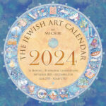 Jewish Art Calendarmickie 2024 | Hebrew Calendar 2024 Printable