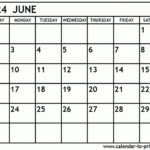 June 2024 Calendar Printable |  Calendar 2024