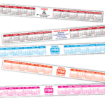 Kwv 43 Kwik Stik® Horizontal Strip Calendar (Spot Color) | 2024 Strip Calendar Printable