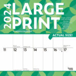 Large Print Calendar 2024 |  Calendar 2024