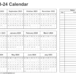 Make Planning Fun & Easy With August 2023 To July 2024 Calendars | August 2023 To July 2024 Calendar Printable