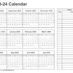 Make Planning Fun & Easy With August 2023 To July 2024 Calendars | Printable Calendar August 2023 To August 2024