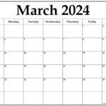 March 2024 Calendar | Free Printable Calendar |  Calendar 2024