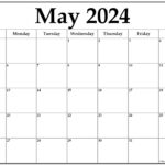 May 2024 Calendar | Free Printable Calendar |  Calendar 2024