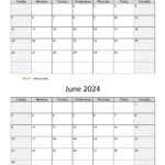 May And June 2024 Calendar | Wikidates | April May June 2024 Calendar Printable