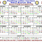 Nalc Color Coded Calendar   Printable Word Searches |  Calendar 2024