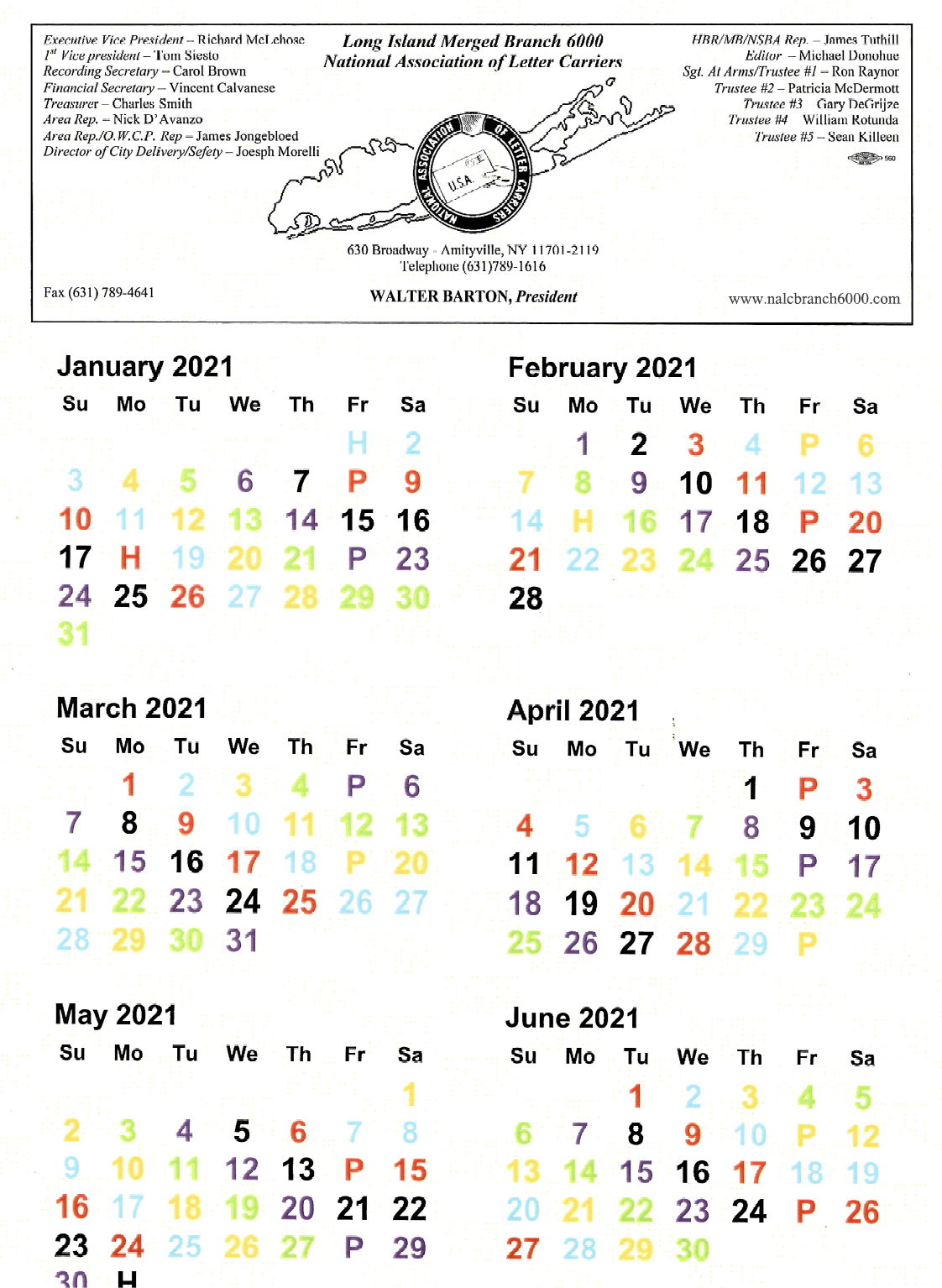 Nalc Color Coded Calendar - Printable Word Searches | Usps Color Coded Calendar 2024 Printable