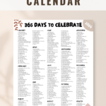 National Days And Holidays 2024 Printable Pdf In 2023 | National | National Day Calendar 2024 Printable