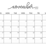 November 2024 Calendars   50 Free Printables | Printabulls | November 2024 Calendar Printable