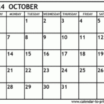 October 2024 Calendar Printable |  Calendar 2024