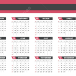 Popular Desk Calendar 2024 Template Vol 12 Vector Template | 2024 Desk Calendar Printable