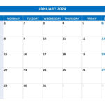 Printable 2024 Monthly Calendar  Calendar.best | 2024 Monthly Calendar Printable Pdf