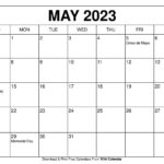 Printable May 2024 Calendar Templates With Holidays | Printable Calendar May 2024