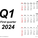 Quarterly Calendars 2024   Free Printable Pdf Templates | 2024 Printable Quarterly Calendar