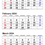 Quarterly Calendars 2024   Free Printable Pdf Templates | 2024 Quarterly Calendar Printable Free