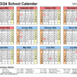 School Calendars 2023/2024   Free Printable Pdf Templates | Nyc School Calendar 2023 To 2024 Printable