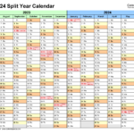 Split Year Calendars 2023/2024 (July To June)   Pdf Templates | Calendar July 2023 To June 2024 Printable