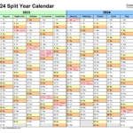 Split Year Calendars 2023/2024 (July To June)   Pdf Templates | Printable Calendar October 2023 To September 2024