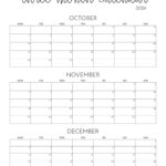 Three Month/Quarterly Calendars   36 Free Calendars | Printabulls | 2024 Quarterly Calendar Printable