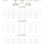 Three Month/Quarterly Calendars   36 Free Calendars | Printabulls | 3 Month Calendar 2024 Printable